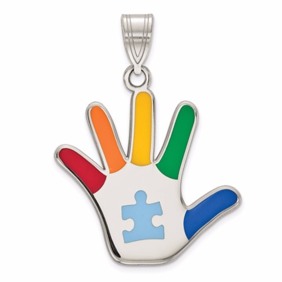 Jewelry - Autism Handprint Pendant